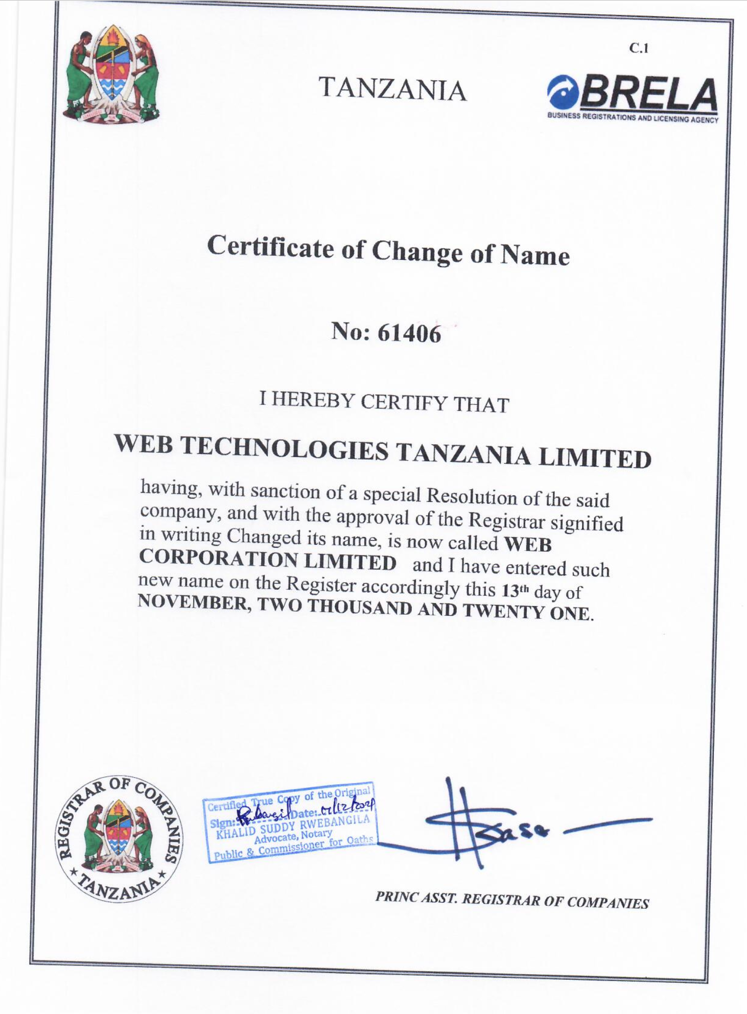 Certificate 2